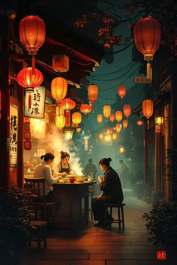 《一碗热汤面》短剧封面 - 青果漫剧